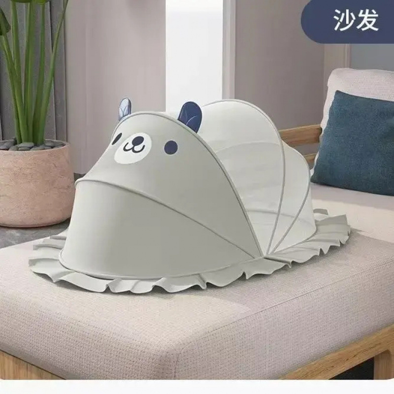 无底蒙古包式婴儿床蚊帐：保护幼童睡眠的新选择