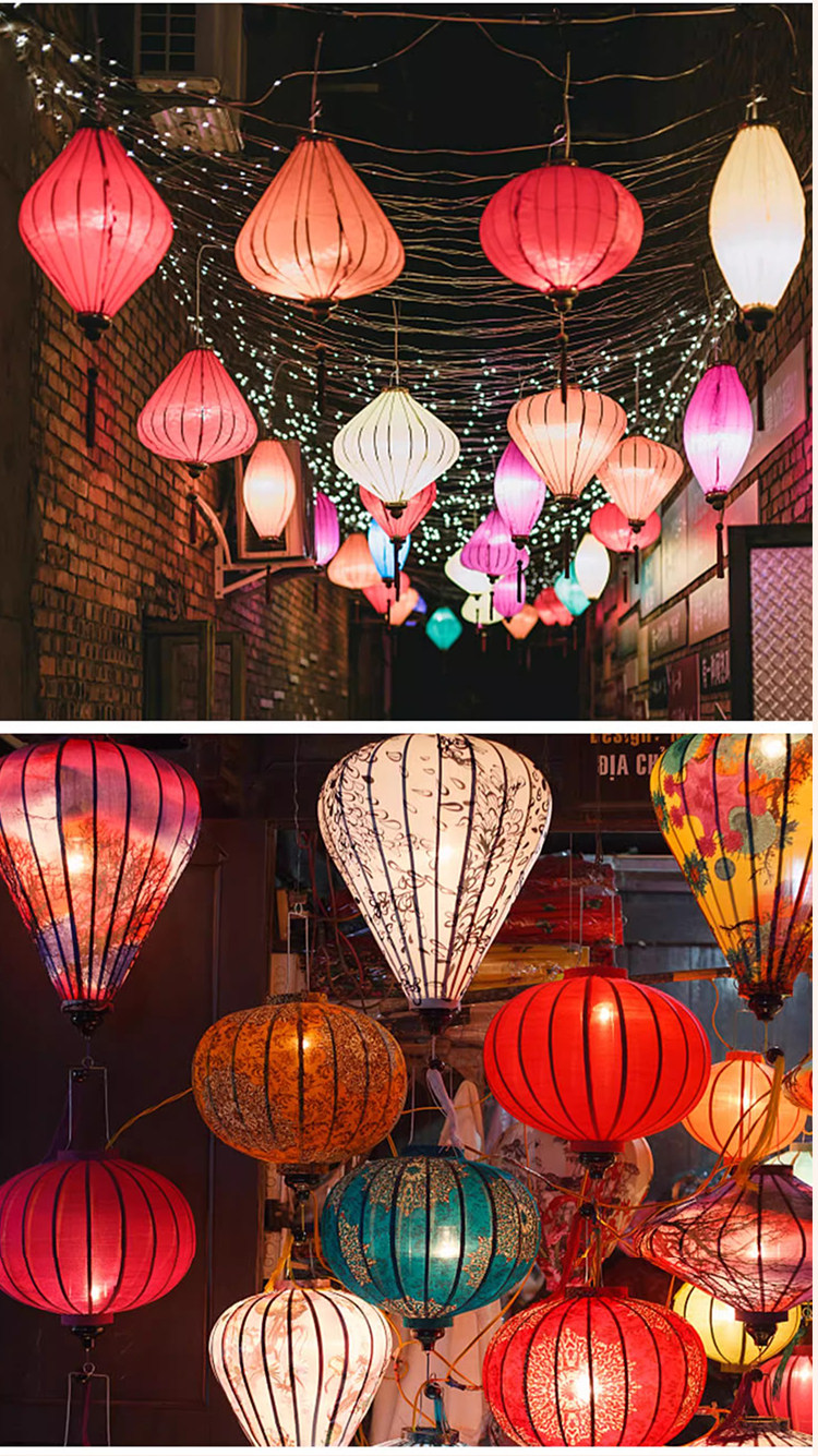 Фонарь 户外仿古古风灯笼古镇街道网红通道夜景装饰布置花灯异型越南灯笼