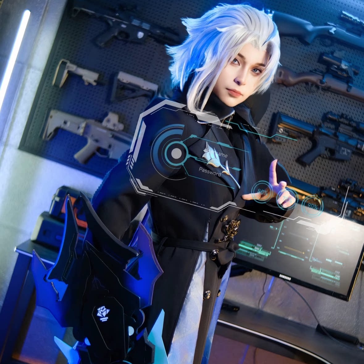 兰陵王cos服装假发鞋子王者荣耀默契交锋情人节限定同款_Cosplay男装_淘宝游戏网