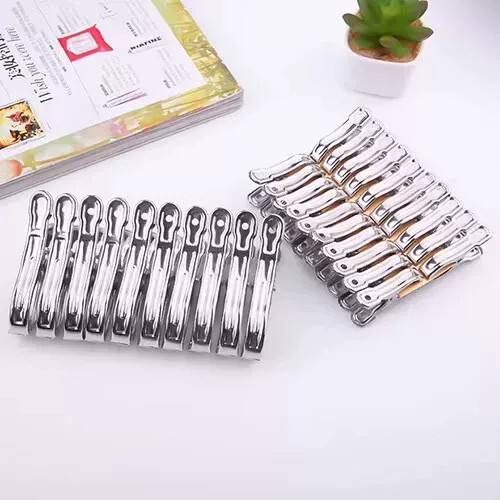 Windproof Clips, Clothes Clips, Stainless Steel Clips, Fixed Clips for Drying Clothes, Anti-Fall Clips for Quilts and Clothing