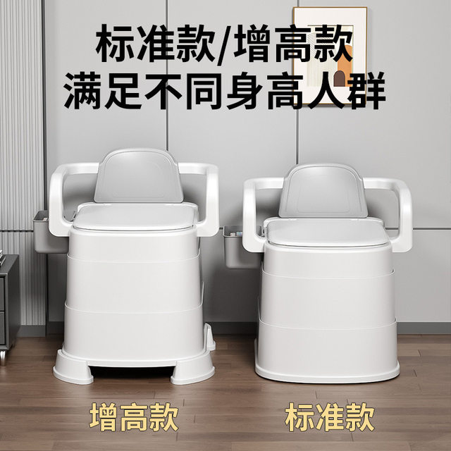 Portable Toilet for the Elderly, Mobile Toilet for Pregnant Women, Adult Urinal, Household Potty for Postpartum Women, Urine Bucket