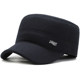 Hats for Middle-Aged and Elderly Men, Autumn and Winter Thickened Warm Woolen Ear-Protecting Baseball Caps, Outdoor Casual Flat-Top Hats