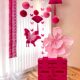 Pink Wedding Room Living Room Decoration Set for the Bride's Bedroom, Dressing Gown Photo Background, and Decorative Garlands