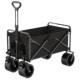 Camping Cart Outdoor Trolley Picnic Camping Hand-Pulled Cart with Rear Opening for Setting up a Stall Large Foldable Camping Cart