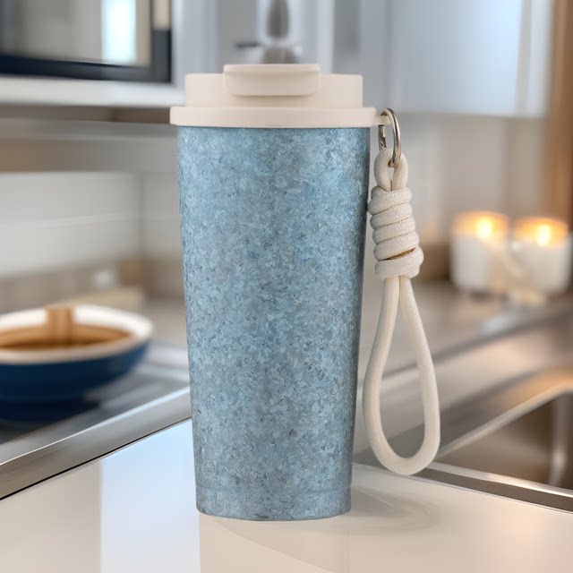 High-Looking Pure Titanium Coffee Cup, Exquisite Portable Travel Cup, Double-Layer Vacuum Insulated Cup, 2024 New Model Student Cup