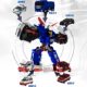 Transforming Car Toy for Children, Heavy-Duty Swat Giant Combined Mecha Robot for Boys