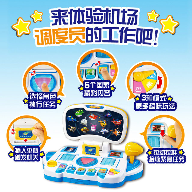 Super Wings Angel Console Command Center Adventure Set Toy Control Station Children's Gift