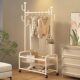 Simple Coat Rack, Bedroom Floor-Standing Clothes Rack, Vertical Clothes Rack, Balcony Mobile Household Clothes Drying Rack, Clothes Rack Factory