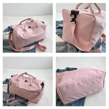 Fitness Bag for Women, Wet and Dry Separation Swimming Bag, Sports Bag for Men, Short-Distance Travel Bag, Large-Capacity Portable Luggage Bag, Lightweight