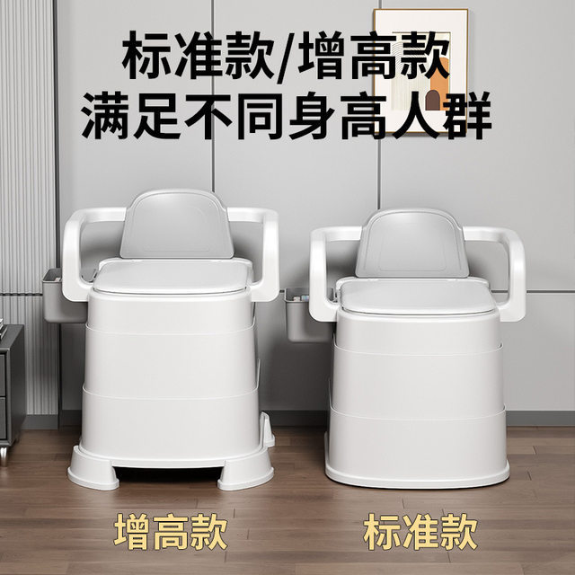 Portable Toilet for the Elderly, Mobile Toilet for Pregnant Women, Adult Urinal, Household Potty for Postpartum Women, Urine Bucket