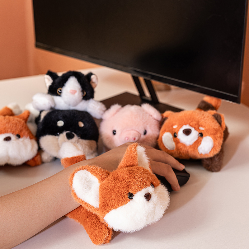 Lying-Down Companion Table Decoration, Soothing Toy for Children, Gift for Boys and Girls, Cartoon Plush Ornament, Cat Doll