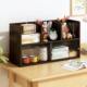 Small desktop bookshelves shelf household simple children's desk storage cabinet non-solid wood new dustproof storage cabinet