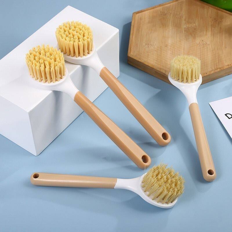 Pot Brush for Home Kitchen, Magic Tool for Washing Pots and Dishes, Long-Handled Cleaning Brush for Removing Stains