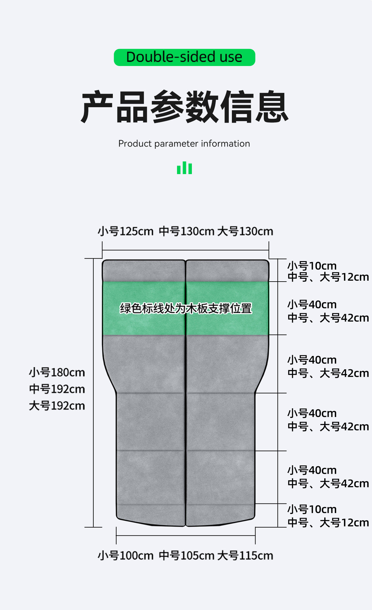 Car Travel Bed, Non-Inflatable Car Rear Seat Sleeping Mat, Car Extension Board, Universal Trunk Folding Mattress Wholesale
