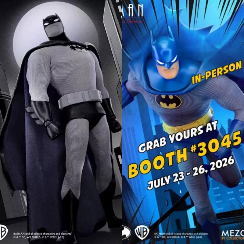 [in Stock] Mezco Ant-Man One:12 Tas Batman Noir Black and White Limited Edition 1/12 Action Figure