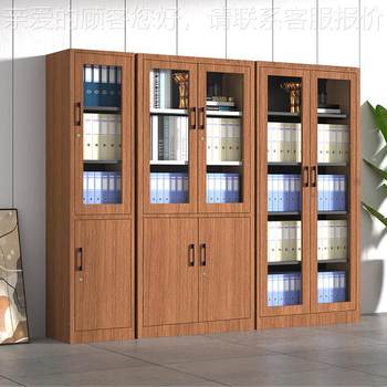 Document cabinet iron zy-files cabinet steel storage office file storage cabinet equipment storage cabinet dark-texture wood