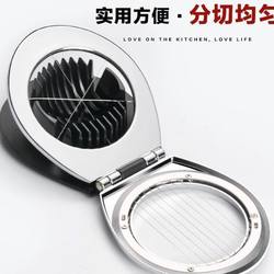 다기능 에그 슬라이서 스테인리스 껍질 껍질 에그 에그 절단기 스플리터 계란 프레스 주방 기기