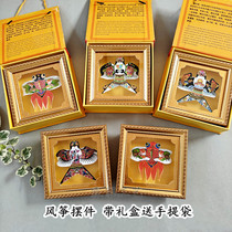 Weifang traditional fine sand swallow kite crafts frame kite ornaments gift box event gift desktop beautiful