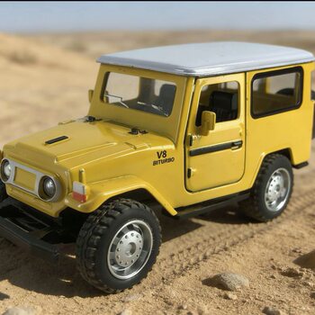 Special Offer on a Batch of Surplus Toyota Land Cruiser Fj40 Alloy Pull-Back Vintage Off-Road Vehicles from German Export Orders