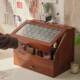 Japanese-style dustproof solid wood retro style desktop storage box bedroom dressing table Chinese-style cosmetic storage cabinet with drawers