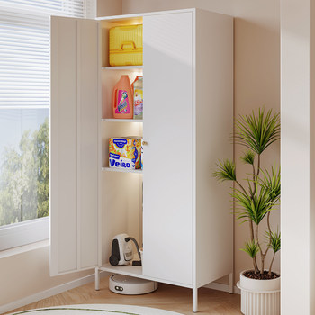 Balcony Storage Cabinet Steel Iron Wall-Mounted Rainproof and Sunproof Garden Tool Cabinet Household Iron Cabinet