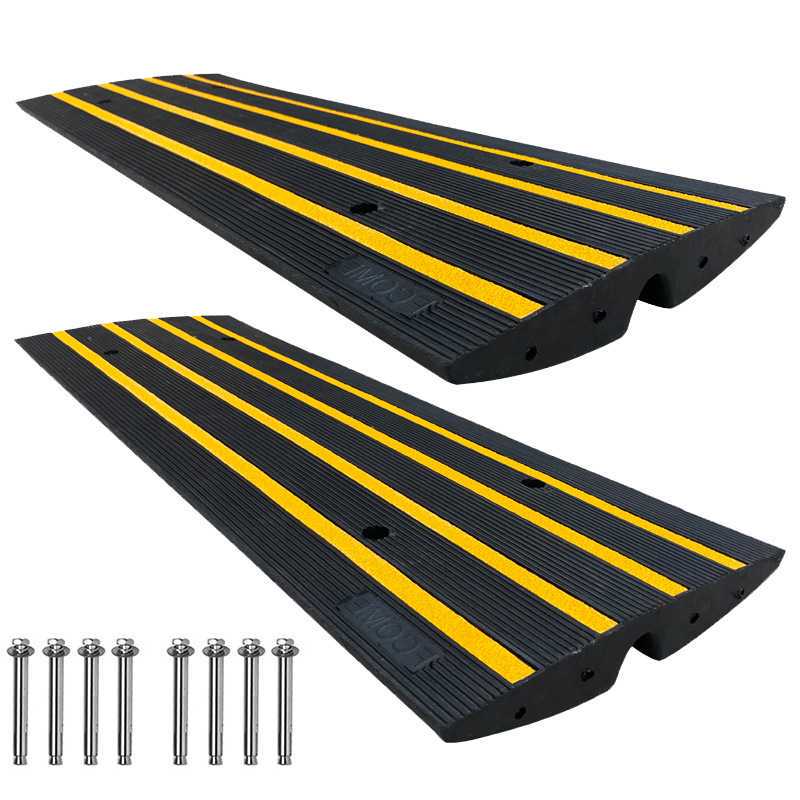 Rubber Heavy-Duty Vehicle Ramp Step Mat Slope Mat Rubber Curb Ramp Threshold Ramp Road Edge Ramp