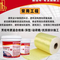 Gubai Nian Aramid 천에 280g의 양방향 건물 강화 교량 및 터널 콘크리트 구조 강화 단열 천