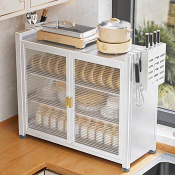 Bowl rack kitchen dish storage rack household bowl countertop chopsticks cabinet door dustproof storage box multifunction drain rack