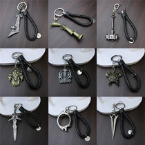 Warcraft Key Club Key Chain League Heroes Weapon Bag Hanging Accessories Metal Metal Gift