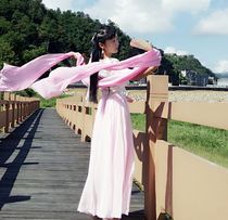 Ancient wind gauze scarf silk scarf silk travel sunscreen photography long yarn scarf chiffon towel Hanfu shawl fairy long Ribbon Silk