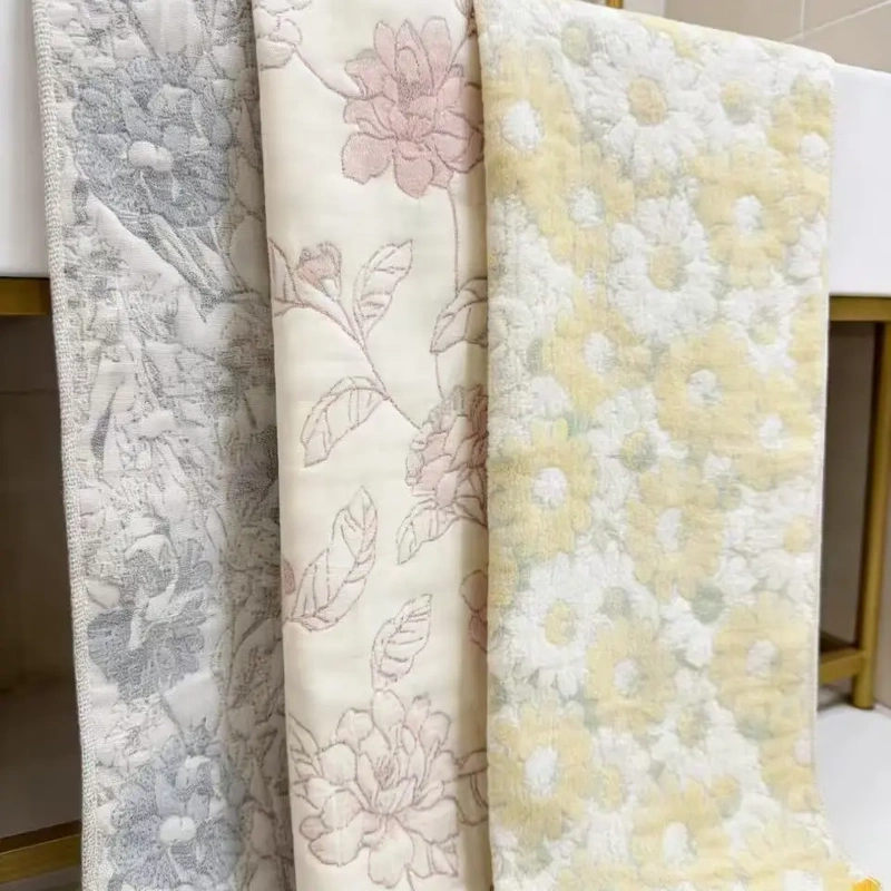 Zhihui Wood Hemp Cotton Towel Multifunctional Face Towel Soft and Skin-Friendly Large Towel Three-Pack 35*75cm