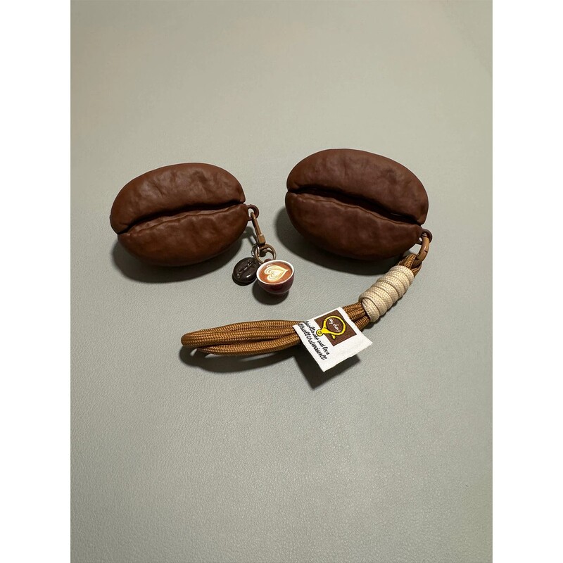 Japanese Eumeya Unique and Creative Coffee Bean Design Suitable for AirPods 4Th Generation Earphone Case Apple AirPods Pro 3Rd Generation Wireless Bluetooth Soft Silicone Pro 2Nd Generation Anti-Drop Pro 3Rd Generation Japanese Eumeya Unique and Creative Coffee Bean Design Suitable for AirPods 4Th Generation Earphone Case Apple AirPods Pro 3Rd Generation Wireless Bluetooth Soft Silicone Pro 2Nd Generation Anti-Drop Pro 3Rd Generation