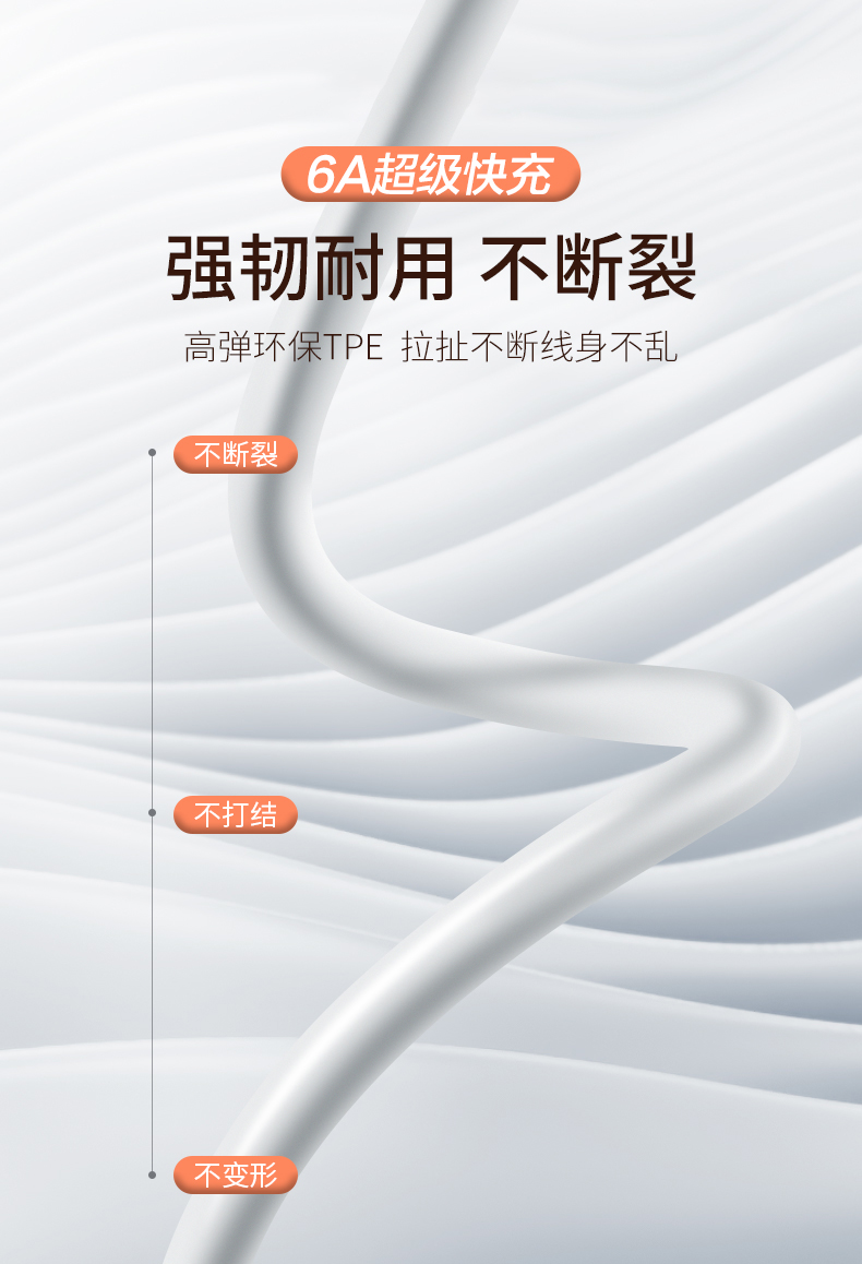荣耀原装typec数据线6A超级快充66W手机100W官方300正品50充电线插图6