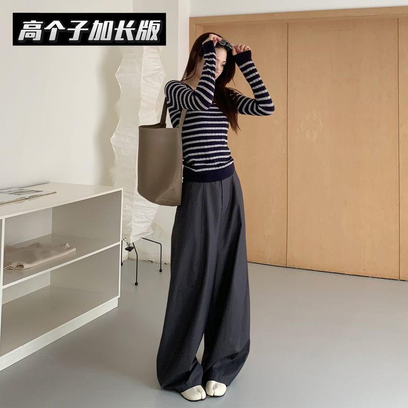 Balloon Pants 3.0, Extra Long for Tall Women, Slimming, Fashionable Korean Style, Casual Floor-Length Loose Wide-Leg Pants for Women Balloon Pants 3.0, Extra Long for Tall Women, Slimming, Fashionable Korean Style, Casual Floor-Length Loose Wide-Leg Pants for Women