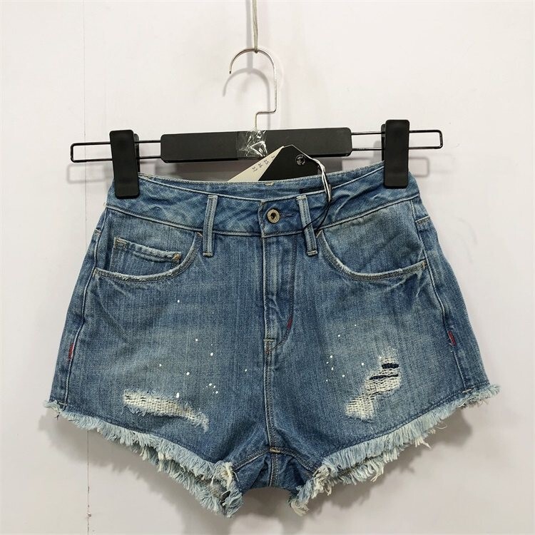 25-27 Size Aj Series Fashionable, Versatile and Comfortable Casual Denim Shorts 12-1-079 25-27 Size Aj Series Fashionable, Versatile and Comfortable Casual Denim Shorts 12-1-079