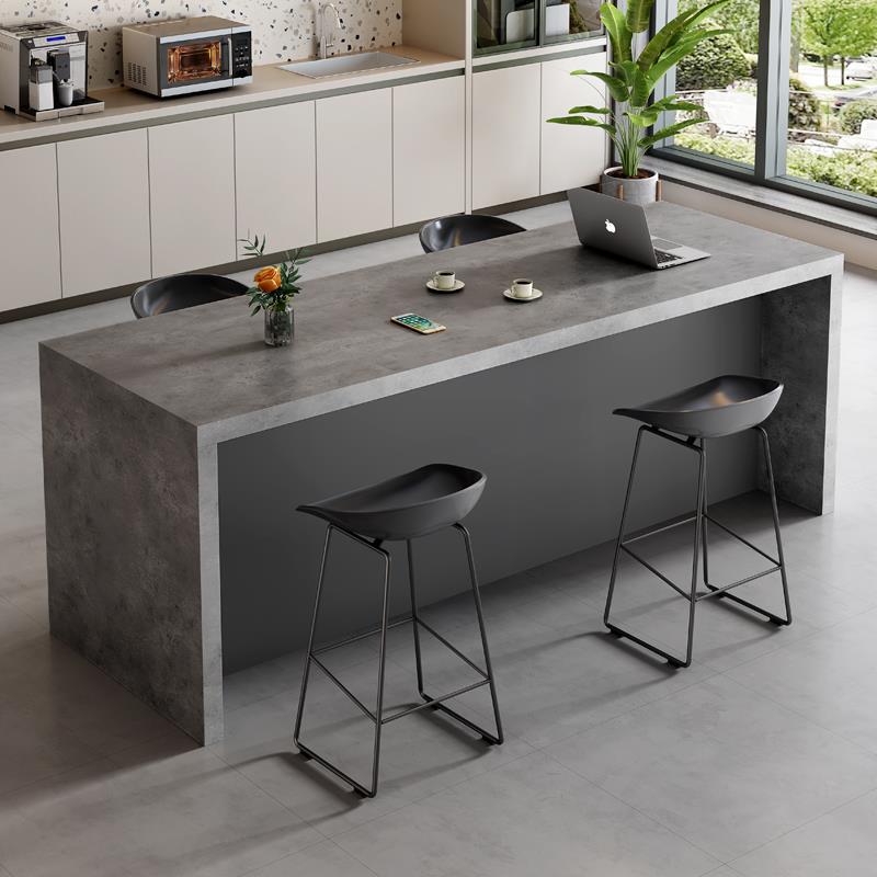 Retro Loft Leisure Area Tea Room Bar Milk Tea Shop Cafe Bar Counter Company Reception Desk Reception Table