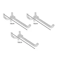 Крючок трехзубый утолщенный — 10 см, крючок трехзубый — 40 шт.