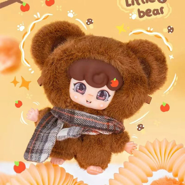 Domi Animal Party Series Plush Pendant Blind Box Doll for Three-Year-Olds Girls' Gift