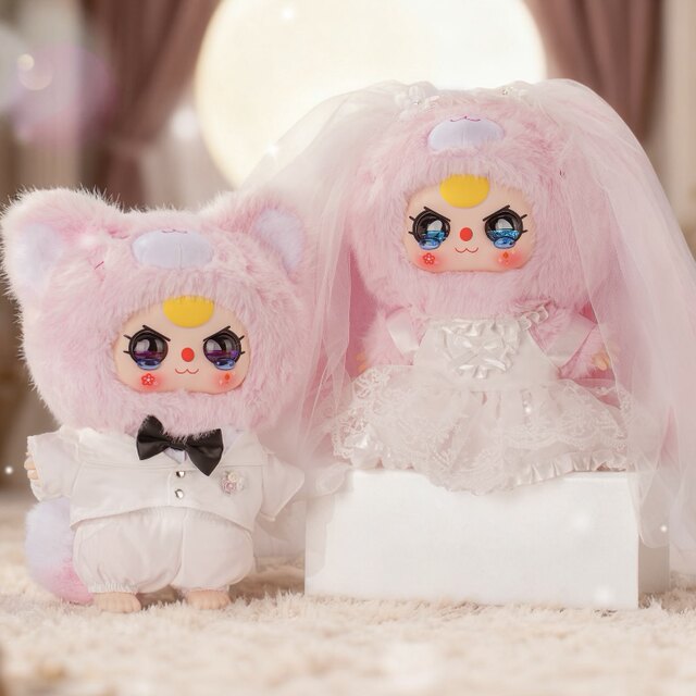 Baby Three 3-Year-Old Romantic Wedding 400% Series Plush Doll Blind Box Valentine's Day Gift Ornament