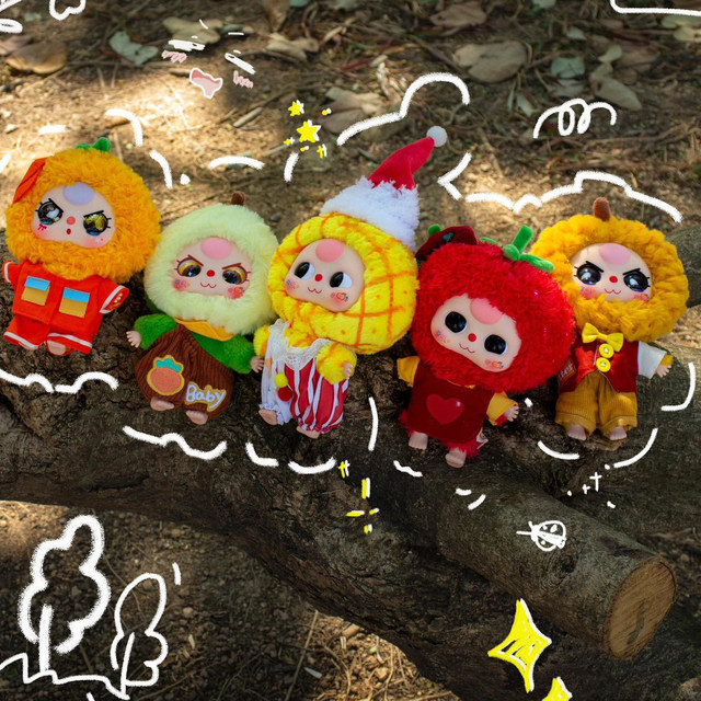 Baby Three Baby Three-Year-Old Professional Dreamer Vinyl Plush Blind Box Doll Keychain Pendant Gift