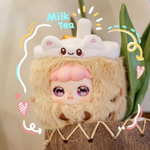 Baby Three Nina Three-Year-Old Nina's What's for Dinner Today Series Plush Pendant Blind Box Doll Gift