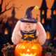 Samuel San Xiaoma Halloween Carnival Series Plush Pendant Blind Box Pumpkin Doll Girl's Gift