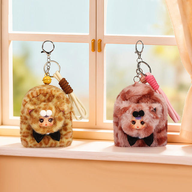 Mm Milk Candy Cat Plush Pendant Blind Box Doll Toy Girl's Gift Lucky Cat Keychain