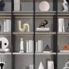 Perforated board creative home accessories living room entrance cabinet home interior bookcase study abstract decorative accessories