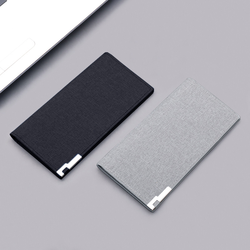 Men's Canvas Wallet, Long, Ultra-Thin, Multi-Card Slots, Casual Leather Wallet, Card Holder, Japanese and Korean Style, Trendy Student Wallet, Personalized Wallet Men's Canvas Wallet, Long, Ultra-Thin, Multi-Card Slots, Casual Leather Wallet, Card Holder, Japanese and Korean Style, Trendy Student Wallet, Personalized Wallet
