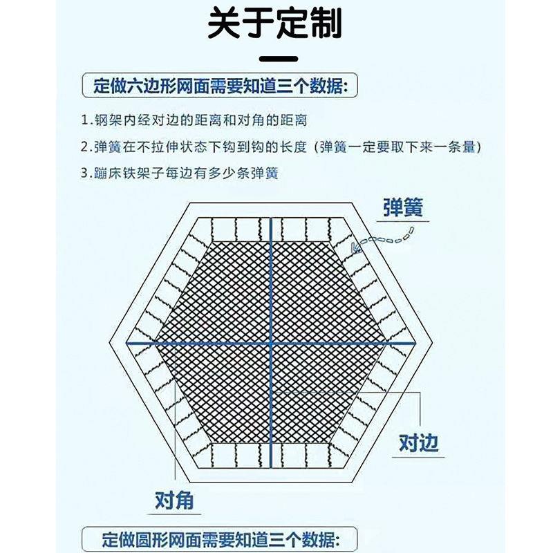 Батут 户外儿童室内弹力布蹦摆摊室内网布家用弹跳布游乐加厚蹦床