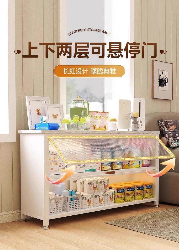 товар из китая 加厚婴儿喂养台收纳柜宝宝用品健康多层多功能置物架大容量储物柜