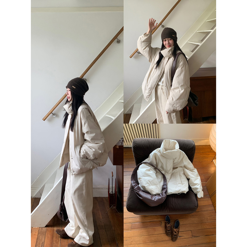 No Returns or Exchanges Eroii Simple Silhouette Stand-Collar down Jacket No Returns or Exchanges Eroii Simple Silhouette Stand-Collar down Jacket