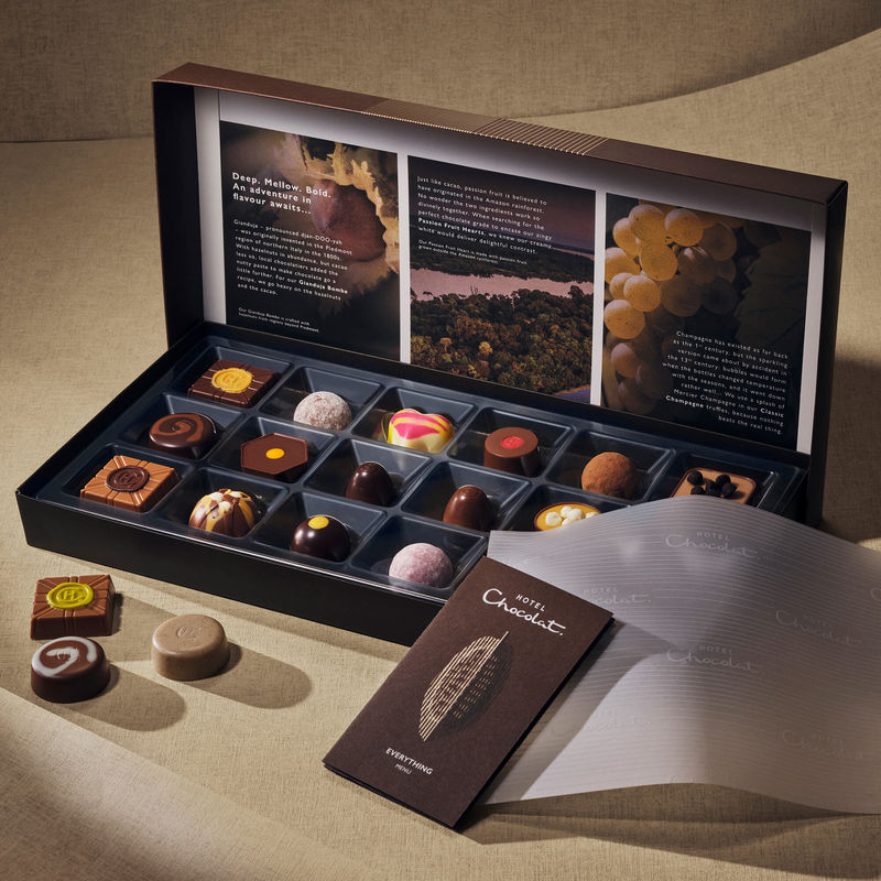 [in Stock] British Hotel Chocolate Chocolate Assortment Gift Box Mixed Flavors  Free Shipping