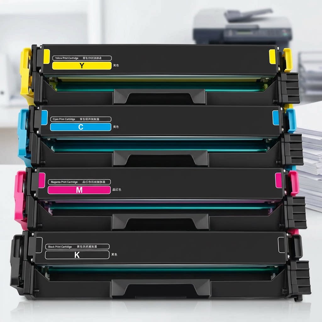 Heng'anjie original consumables HKTB256K, HKTC256L7K, HKTM256L7K, HKTY256L7K are suitable for LP-CS2505DN, MP-CM2524DN color printers